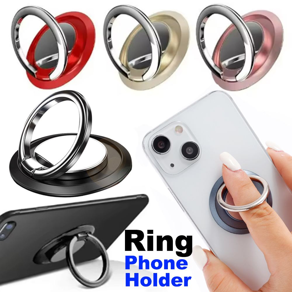 Car Accessories Phone Holder - 360 Derece Dönen Parmak Halkası Telefon