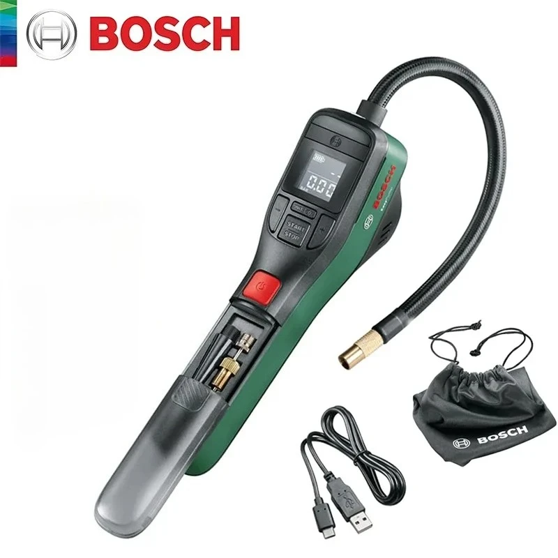 Car Portable Tire Inflator - Bosch Elektrikli Hava Pompası Taşınabilir Mini