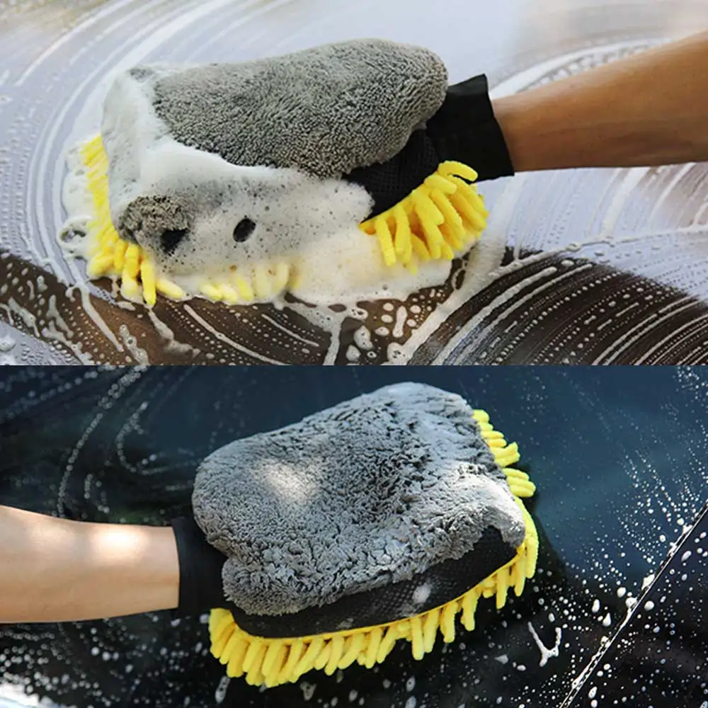 Car Detailing Brush - Araba Yıkama Eldiveni Mercan Mitt Yumuşak