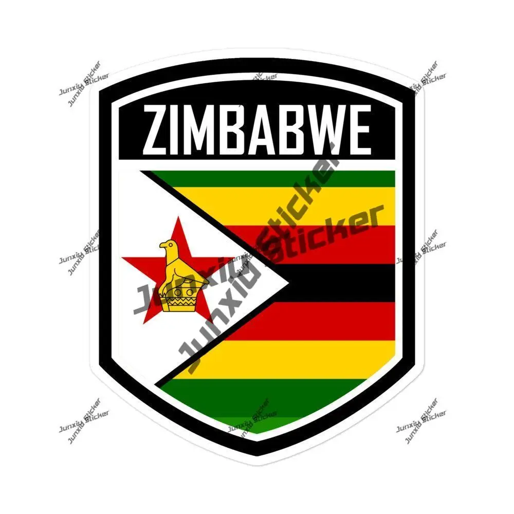 Car Accessories Zimbabwe - Zimbabve Çıkartması Zimbabve Bayrağı Amblem Çıkartmalar
