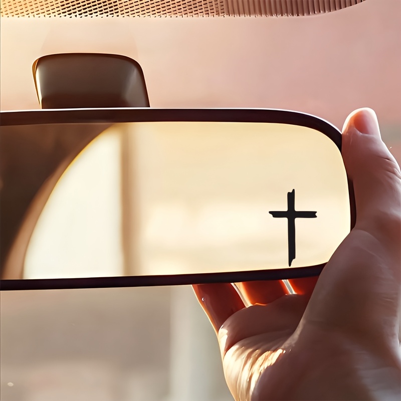 Car Accessories Ebay - Sağlam Mini Hristiyan Haç Çıkartmaları, Araba