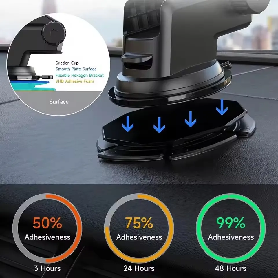 Car Accessories Phone Holder - Esnek Silikon Gösterge Paneli Minderi Güçlü