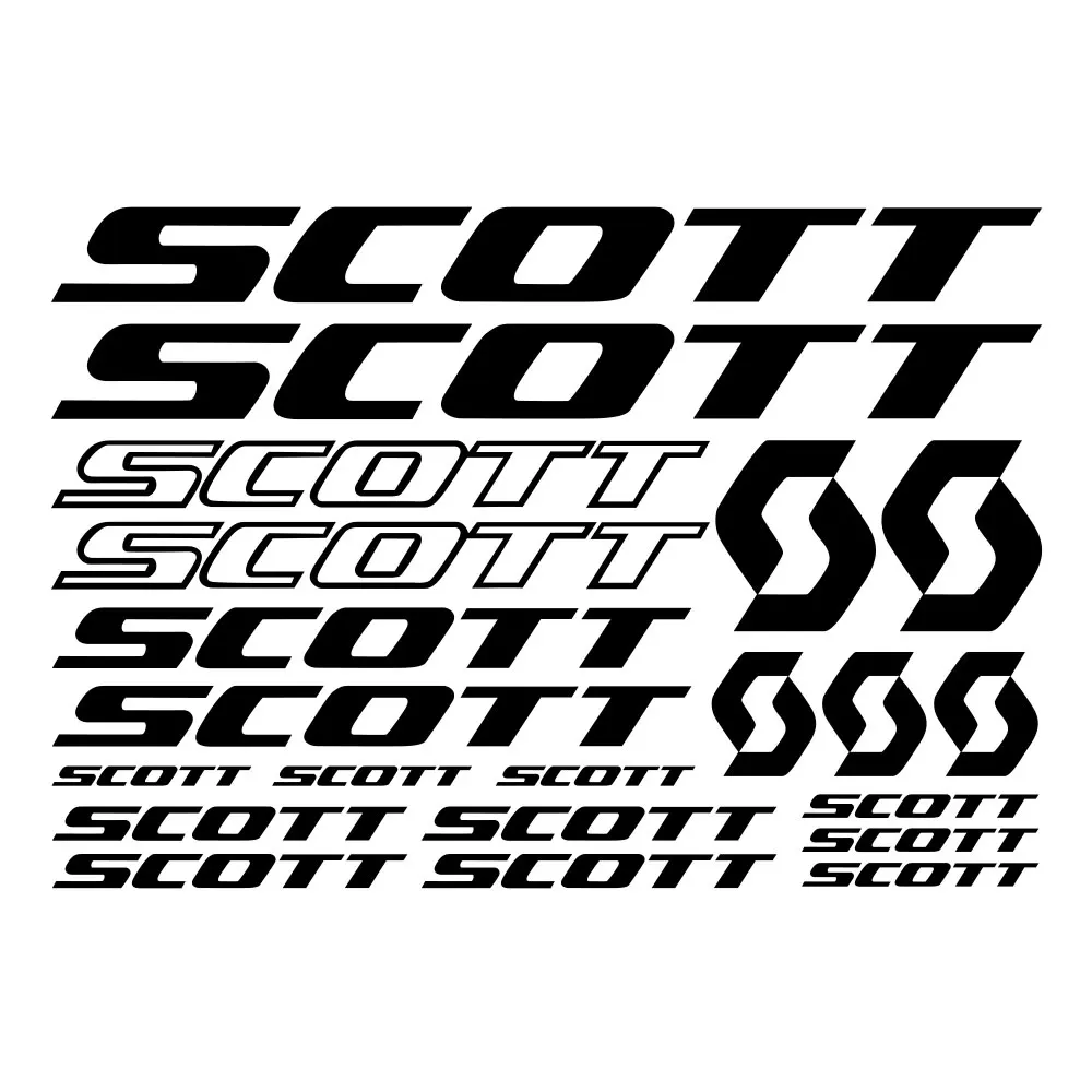 Car Accessories Ebay - Araba Etiket 21 adet SCOTT BISIKLET