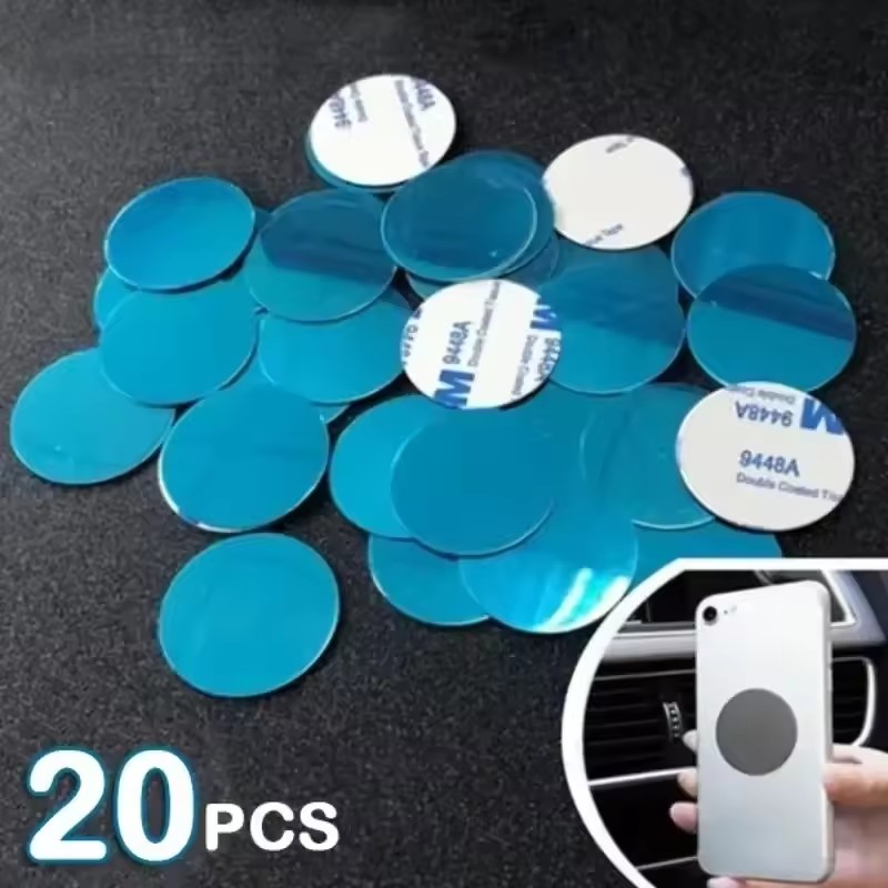 Car Accessories Phone Holder - 1/50 Adet Ultra İnce Metal Plaka