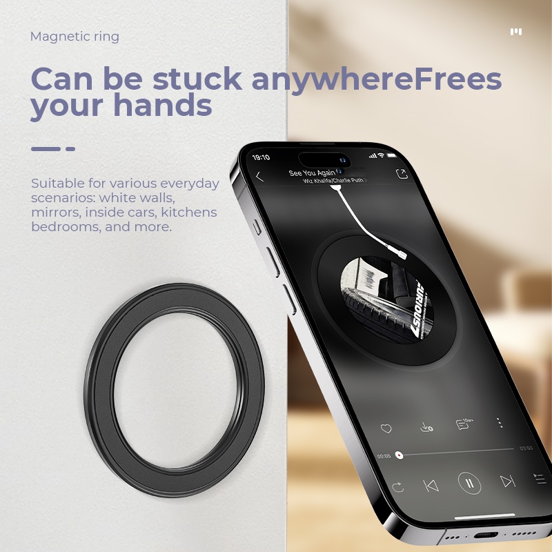 Car Accessories Phone Holder - Magsafe Güçlü Manyetik Halka Telefon Tutucu