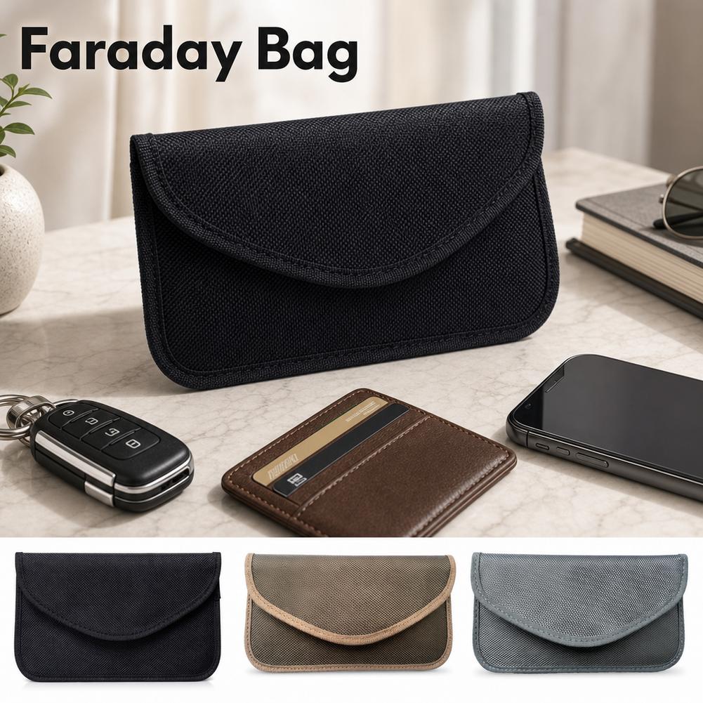 Car Key Signal Blocker - Evrensel Faraday Çantası Araba Anahtarı Kılıfı