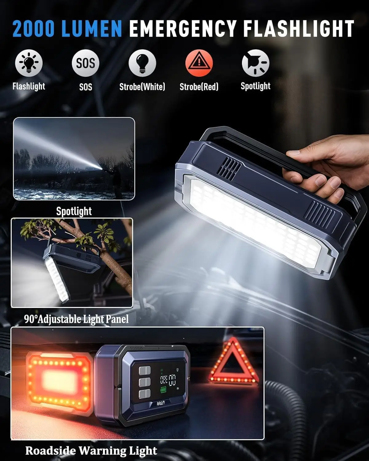 Hava Kompresörlü Akü Takviye C - Car Portable Tire Inflator incelemesi ve fiyatı