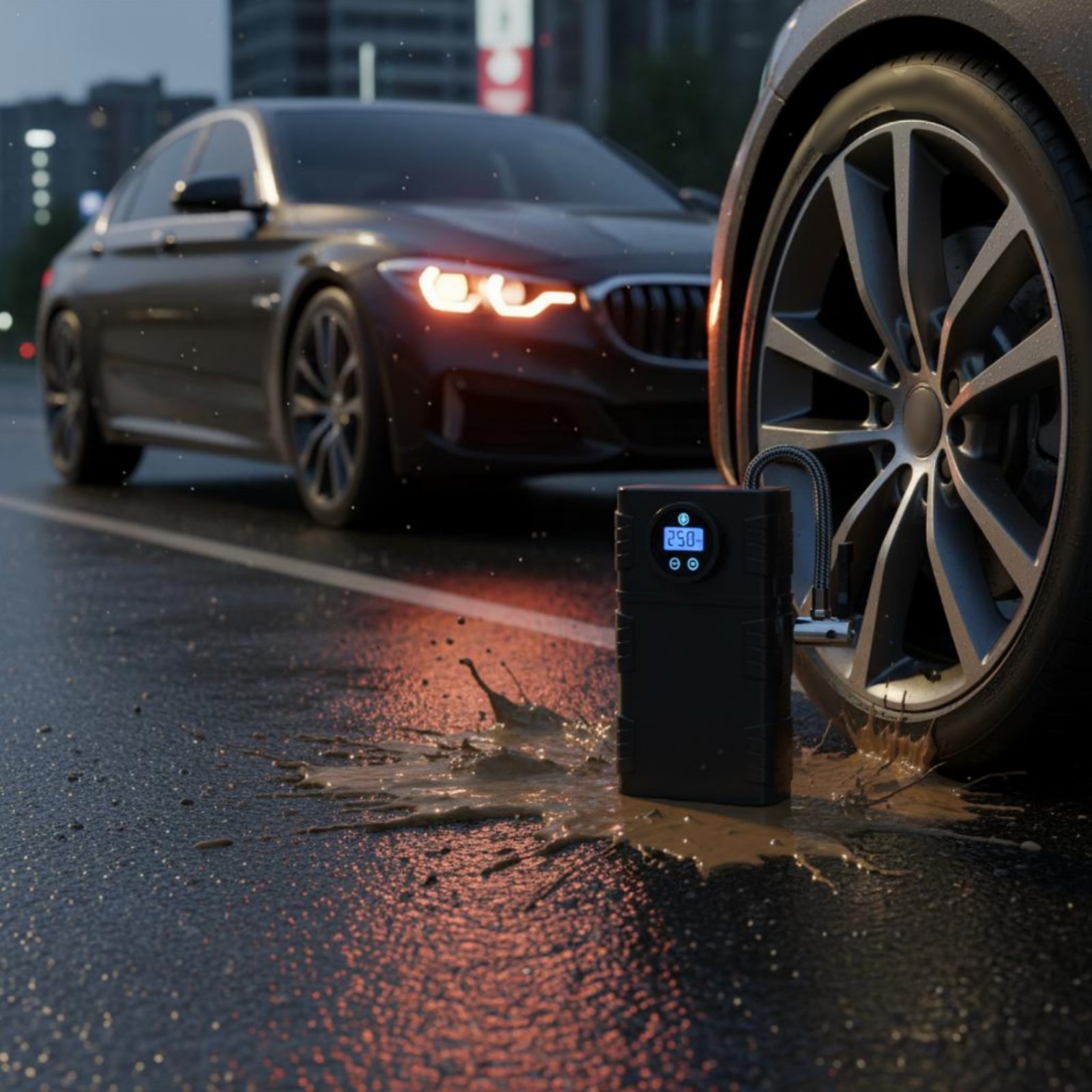 Taşınabilir Lastik Şişirme Pom - Car Portable Tire Inflator incelemesi ve fiyatı
