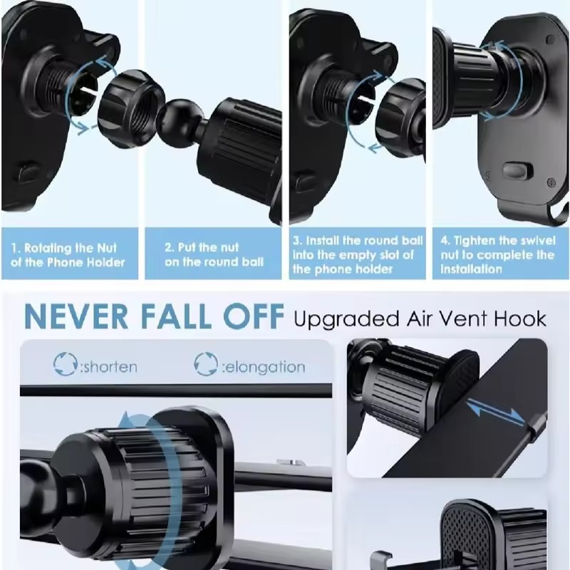 Evrensel Araç Kancası Tabanlı  - Car Accessories Phone Holder incelemesi ve fiyatı