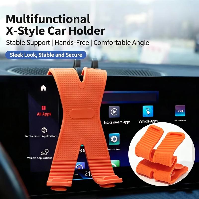 Yeni X-şekilli Silikon Telefon - Car Accessories Phone Holder incelemesi ve fiyatı
