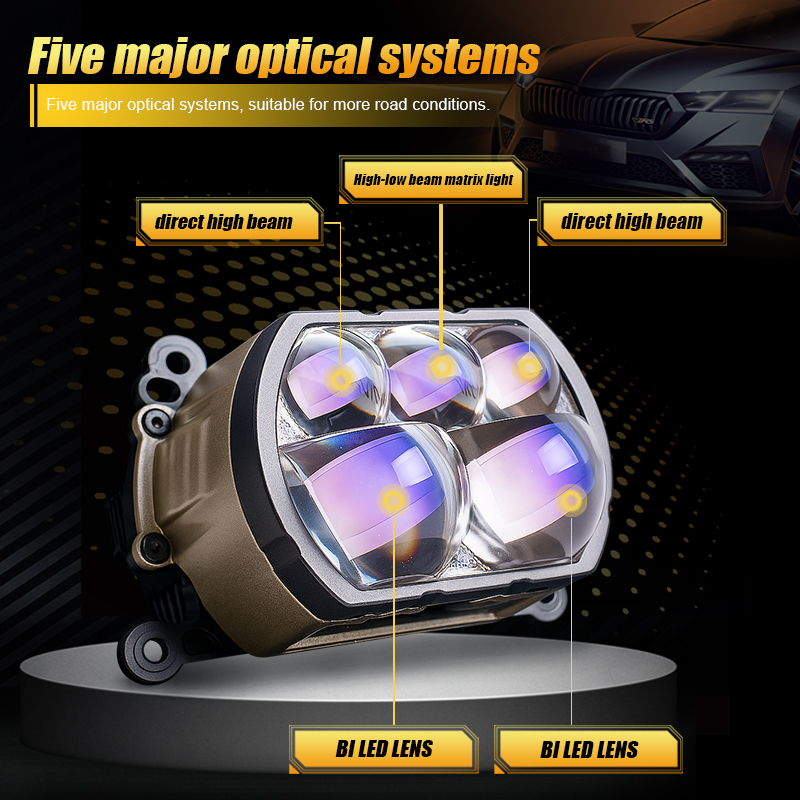 SANVI 180W PX8 Kare Bi LED Çok - Car Accessories Low Price incelemesi ve fiyatı