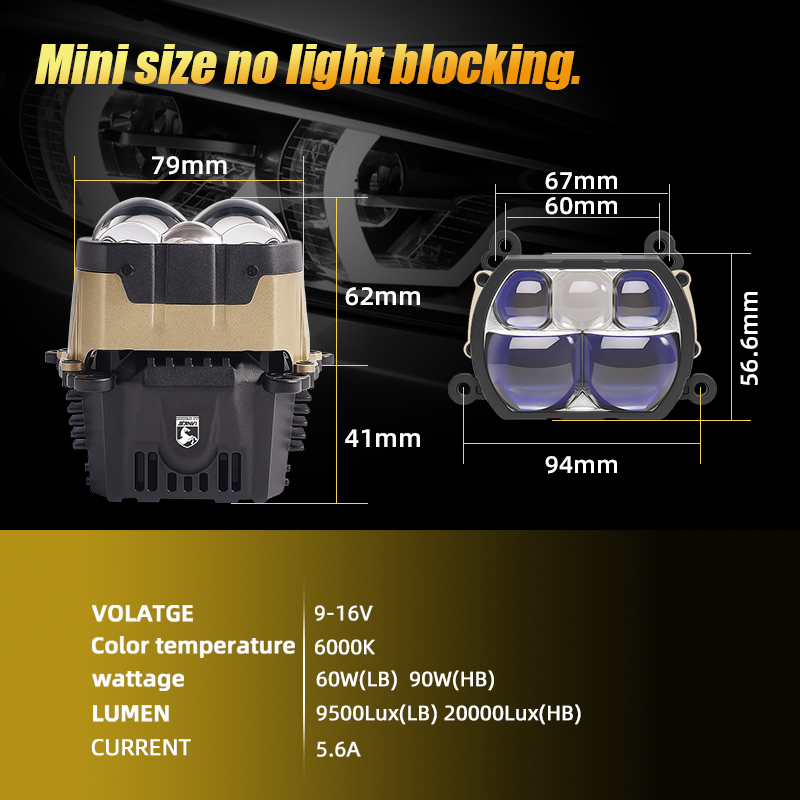 SANVI 180W PX8 Kare Bi LED Çok - Car Accessories Low Price incelemesi ve fiyatı
