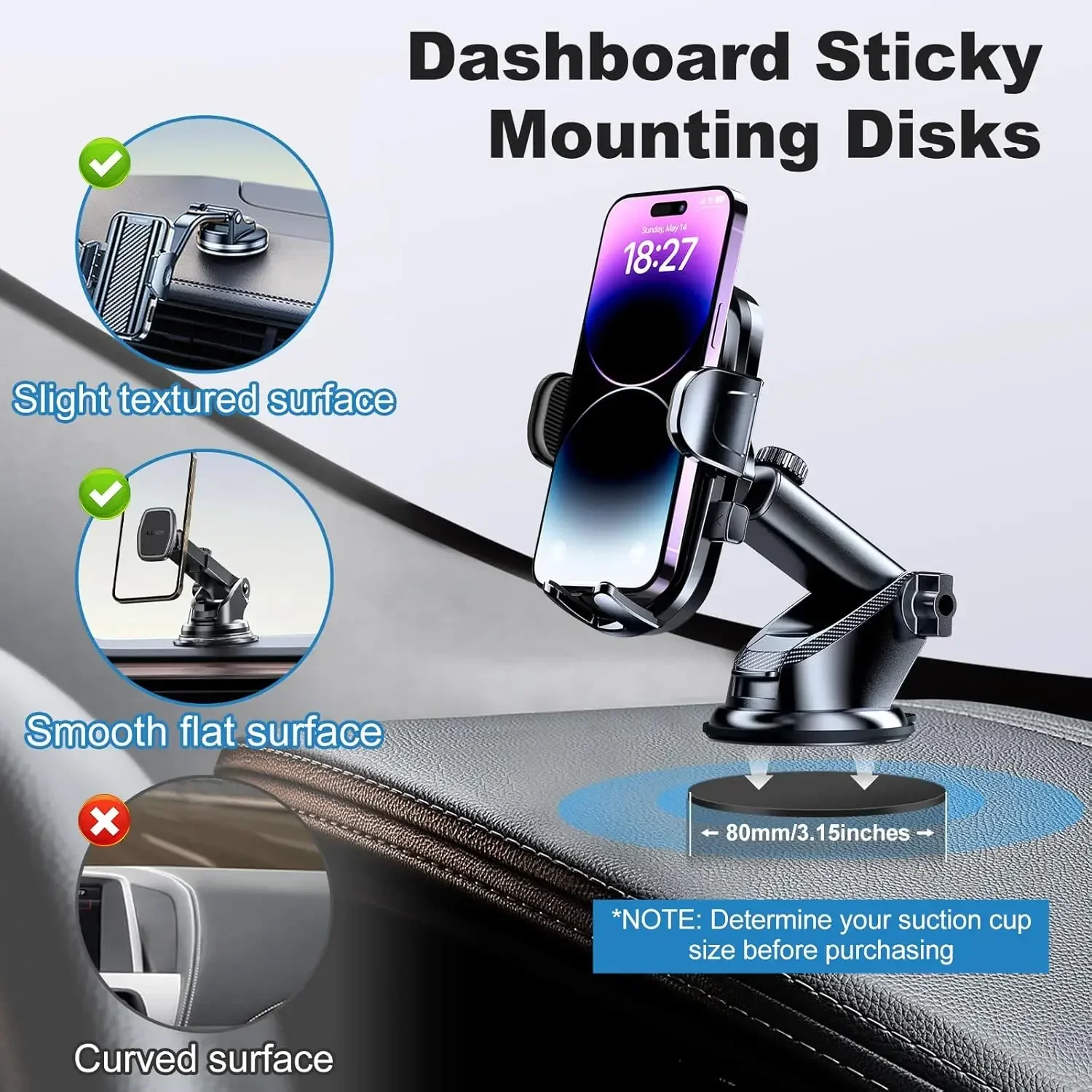 Evrensel Gösterge Paneli Yapış - Car Accessories Phone Holder incelemesi ve fiyatı